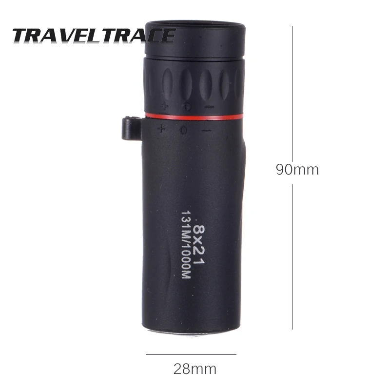 Monocular Монокуляр высокой четкости телескоп 8X21 водонепроницаемый мини портативный военный зум 8X прицел для путешествий охоты - Цвет: Monocular