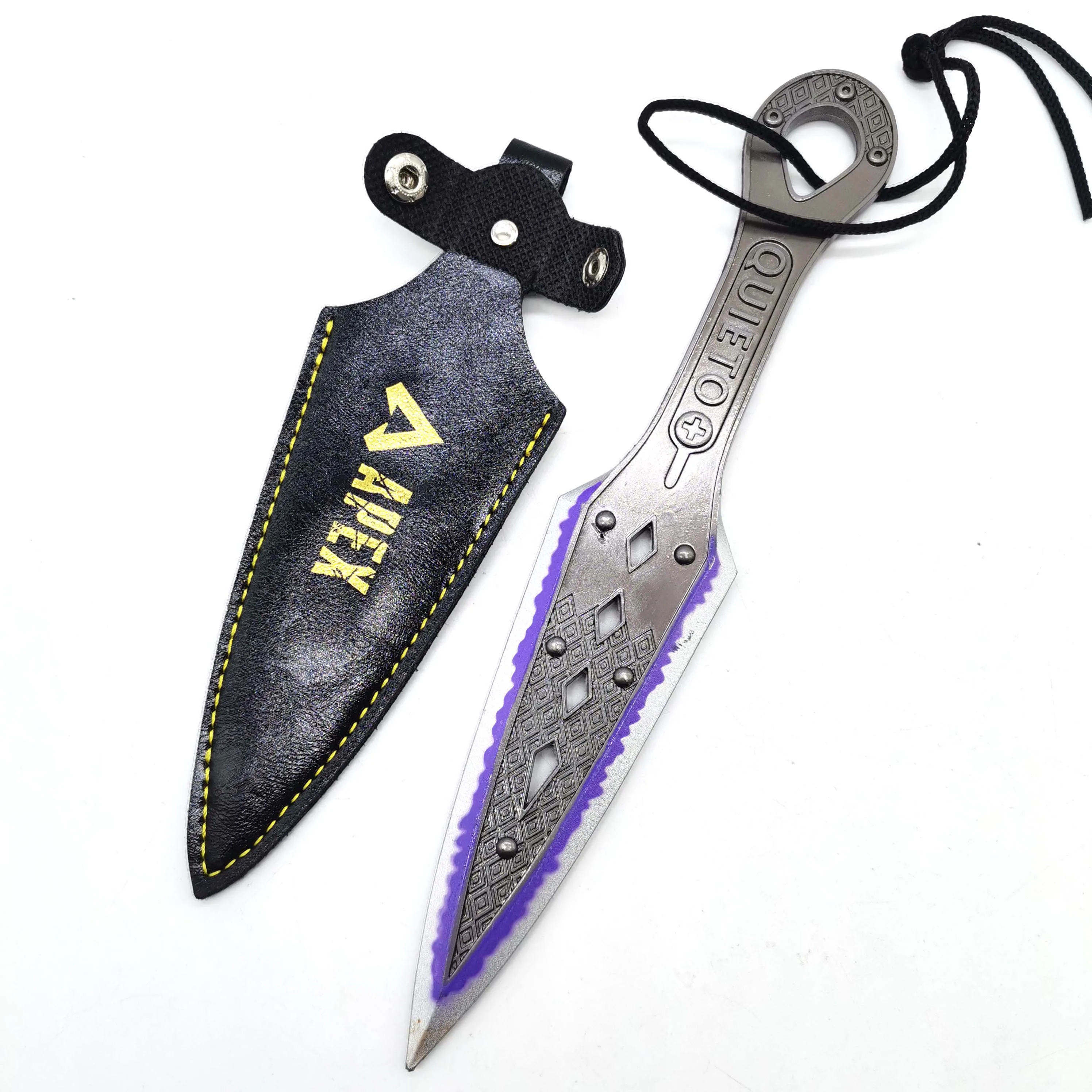 Apex Wraith Kunai Metal Prop Lengend Heirloom Alloy Hero Weapon Short Dagger Cosplay Full Size Unsharpened Model Gift | Дом и сад