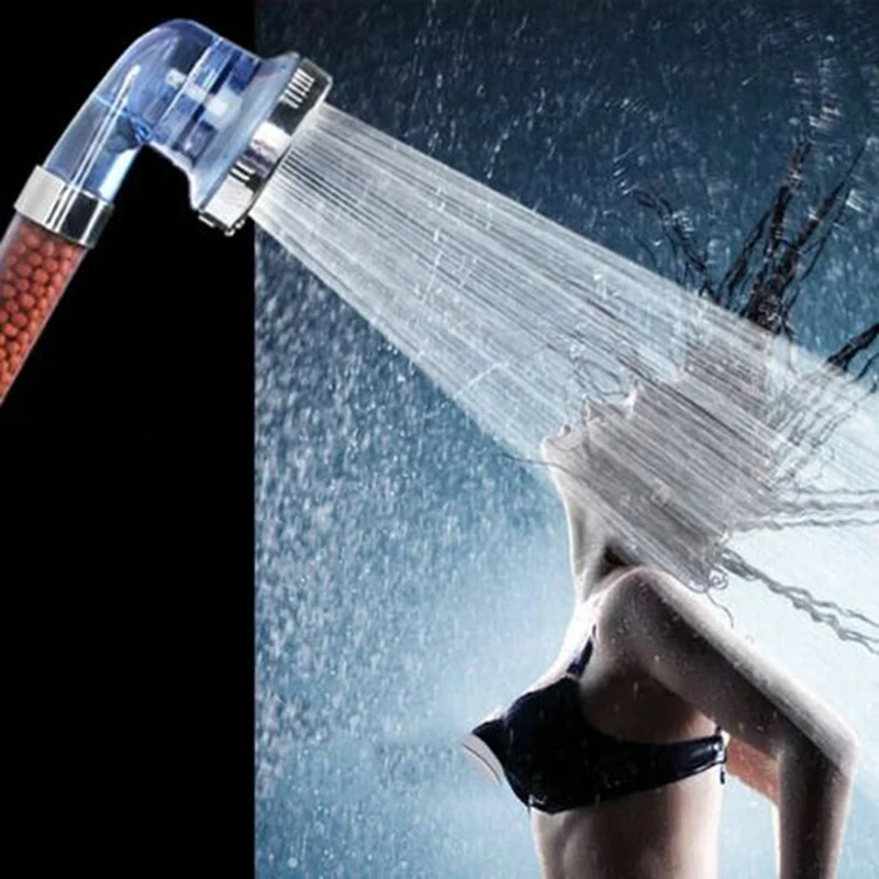 

Shower Head 300% Turbo Pressure 40% Water Saving Laser Ionic 3 Filters New