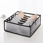 Складной органайзер для нижнего белья, 6 ячеек, завязки для носков, шарфов, контейнеры, боксы для хранения