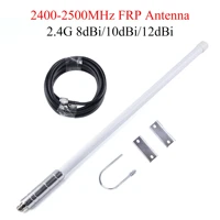2 4g 81012dbi antenna 2400 2500mhz frp outdoor wireless communication antenna n female for router booster amplifier modem