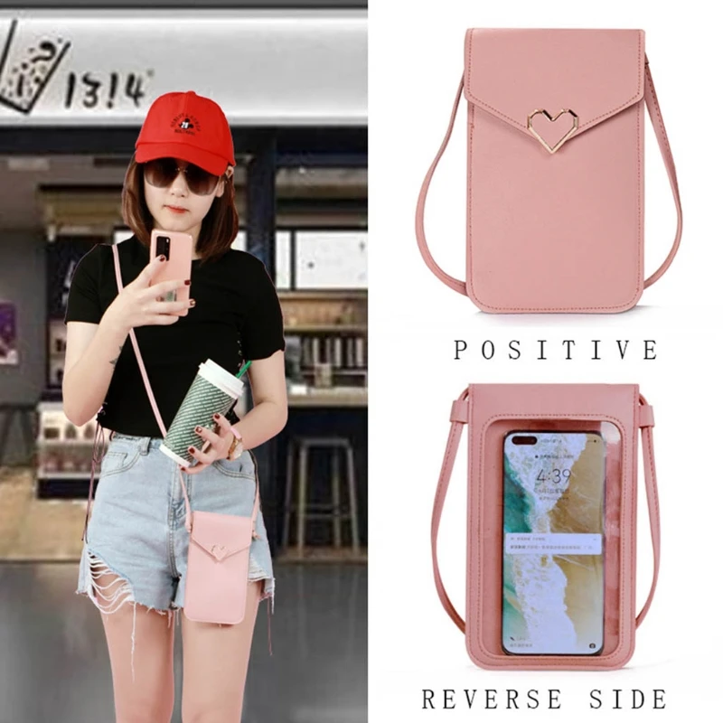 

Y166 Small Crossbody Phone Bag for Women Cellphone Shoulder Bags Card Holder Purse