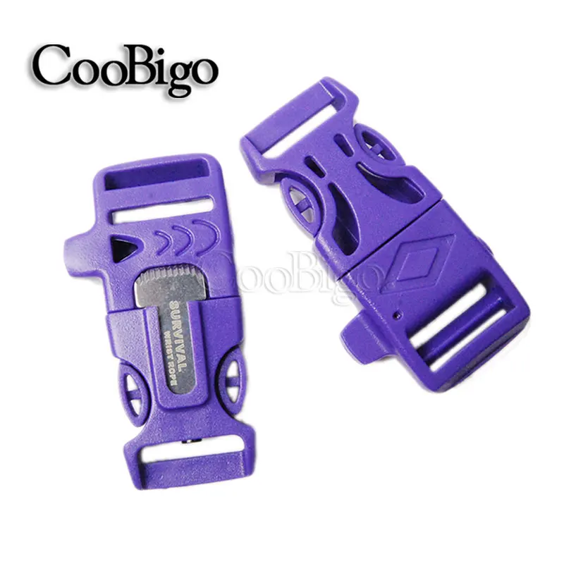 5 шт. цветной скребок с застежкой свистком 3/4 дюйма открытый рюкзак парашютом 550