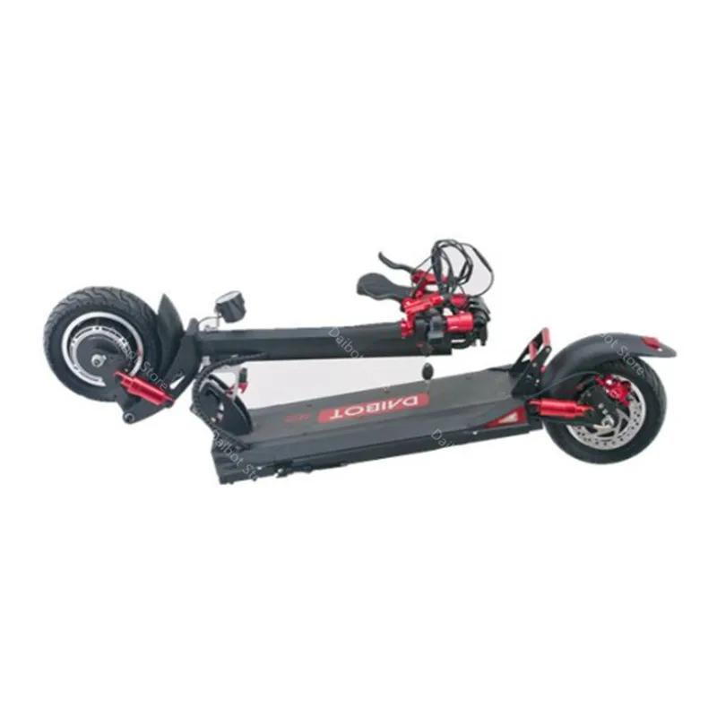 Electric Scooter Adult 60V 10 Inch Electric Scooters 2400W Dual Motor Hydraulic Brake Foldable Electric Kick Scooter