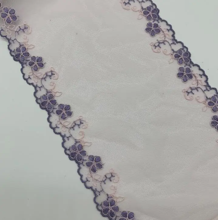 Light Pink 4 года/партия, 15-23,50 см, эластичная юбка с кружевной отделкой, нижнее белье, шитье, рукоделие, одежда, ткань, кружево, темно-красный цвет - Цвет: Light Pink