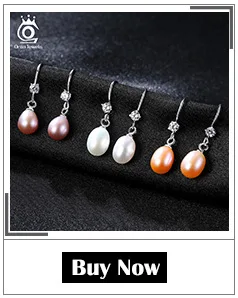 ORSA JEWELS, женские серьги-гвоздики с натуральным пресноводным жемчугом, 8 мм, белый, розовый жемчуг, 925 пробы, серебро, Женские Ювелирные изделия для вечеринки RSE86