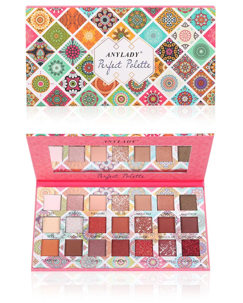 21 цвет красота глазурованные профессиональные мягкие Гламурные матовые тени для