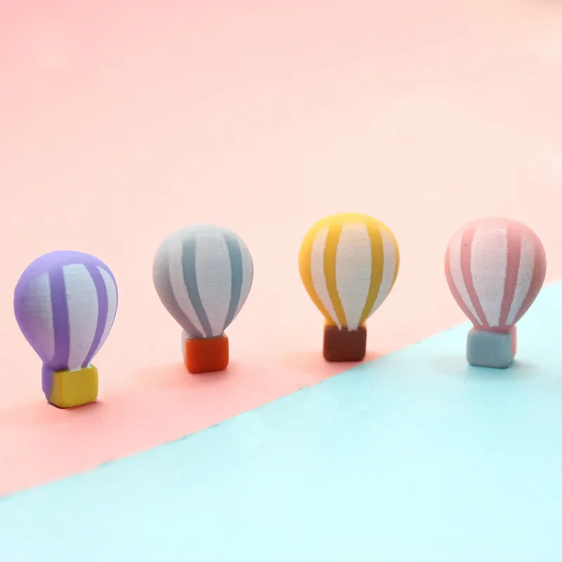 20 штук с плоской обратной стороной Запчасти радугой воздушным шаром смолы Kawaiii