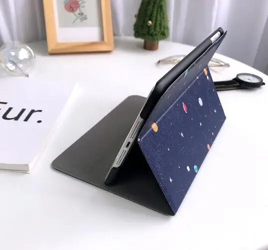Чехол для iPad 2/3/4 A1460 подставка с автоматическим сном/пробуждением PU кожаный