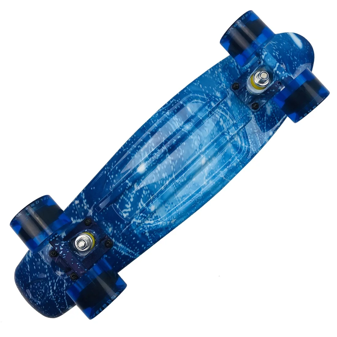 

22 inch Skateboard Deck 4 Clear PU Wheels for Adult Kids Beginners Girls Boys Complete Mini Cruiser Penny Skate board