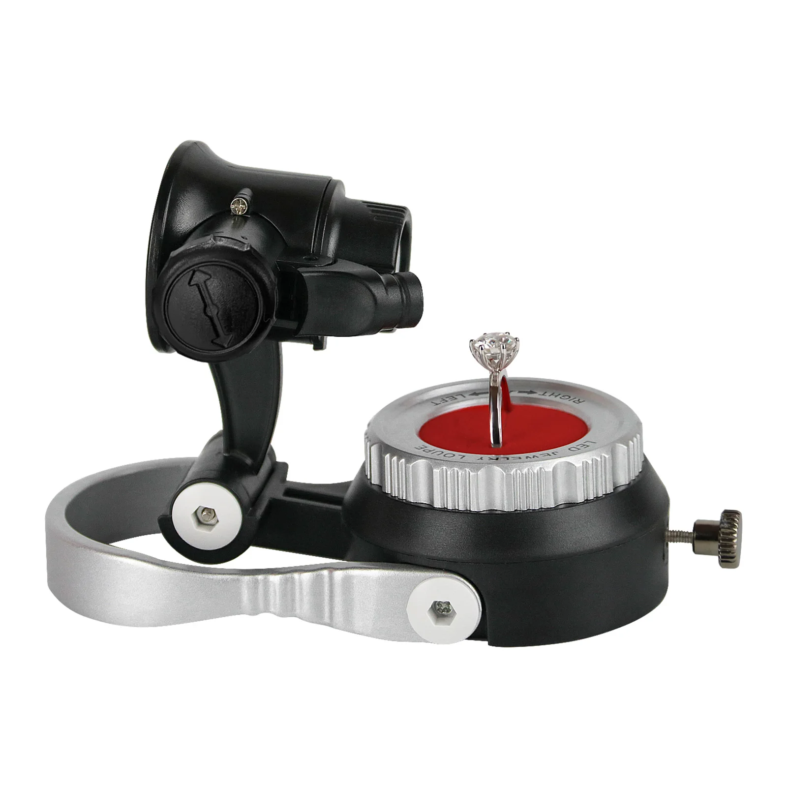 

Jewelry Loupe Magnifier Magnifying Glass LED Illuminating 15X/25X/55X Magnification for Jeweler Watchmaker Stamp Collector