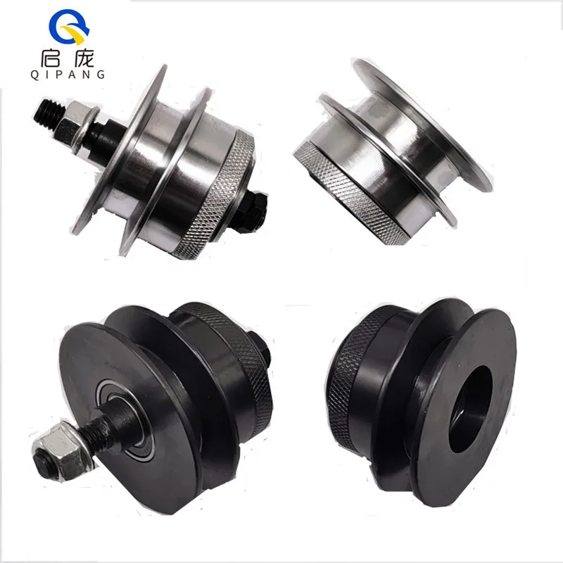 

QIPANG adjustable range 1mm,adjustable width guide wheel,13mm wheel size 80*50,used for wire rewinding machine,wire guide wheel
