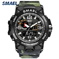 smael brand fashion men sports watches men analog quartz clock military watch male watch mens 1545 relogios masculino