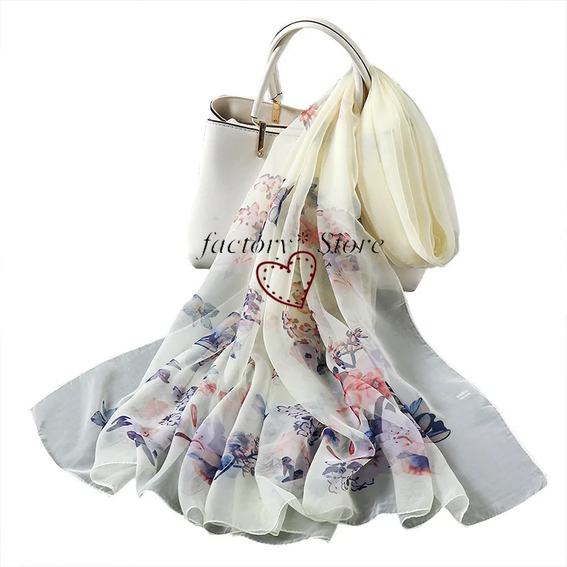 

Scarves Ladies Beach Towel Shawl Large Sha Jin You Rou Yarn Long Scarf Sunscreen Tourism Korean Version Of