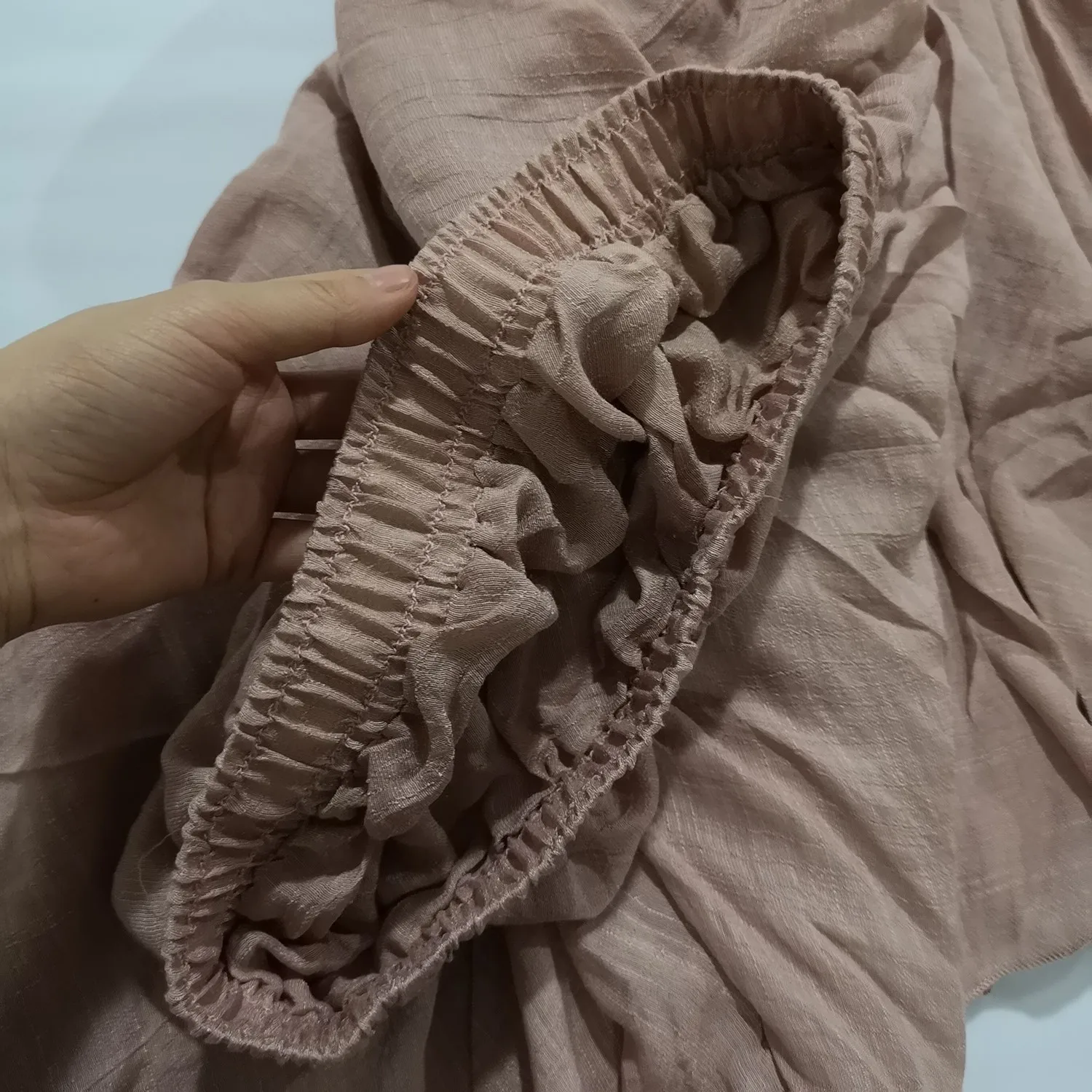 

2020 Summer Skirt Linen Blended Long Pink High Waist Boho Women Maxi Skirts White Faldas Saias Jupe