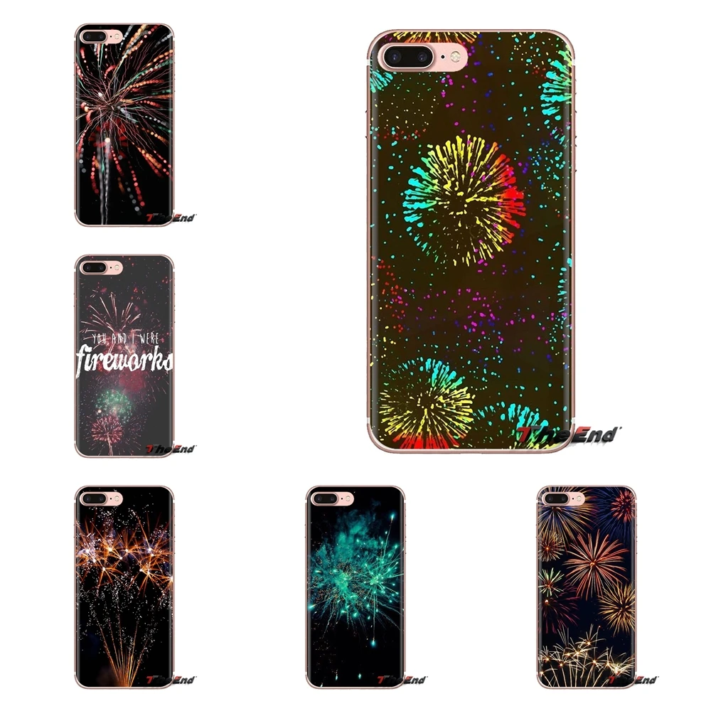 Силиконовый чехол для телефона Нью-Йорк фейерверк фотография samsung Galaxy S3 S4 S5 Mini S6 S7