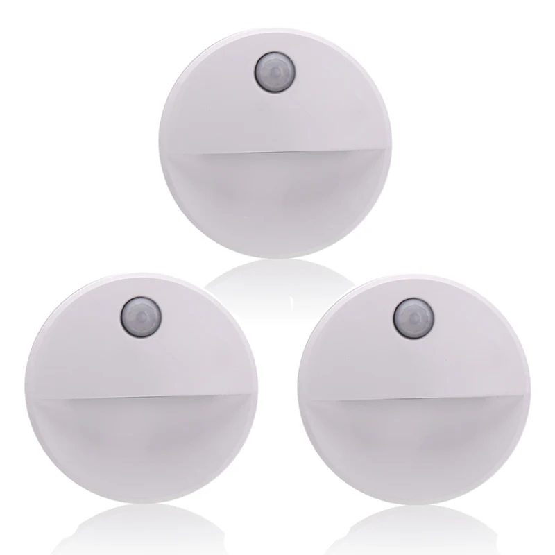 Беспроводной PIR датчик движения светодиодный ночник стенной шкаф 3AA