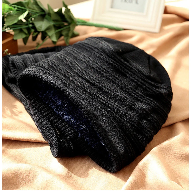 Вязаная шапка Шапка бини зимние шапки унисекс вязаная Однотонные эластичные