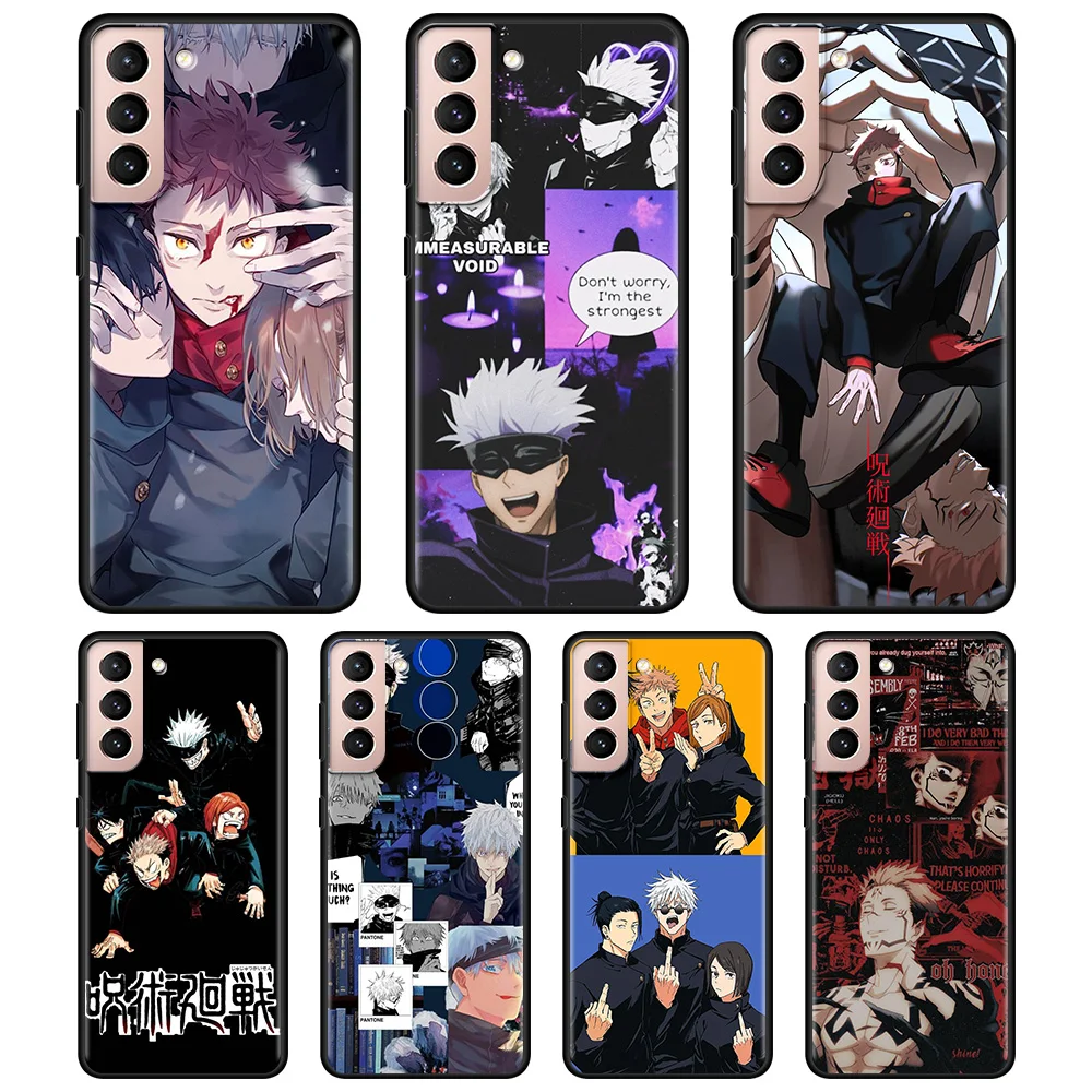 

Hot Japan Anime Jujutsu Kaisen Case For Samsung Galaxy S20 S21 FE Ultra S21 S20 S10 S9 S8 Plus S10Lite S10e Note 20 Ultra 10plus