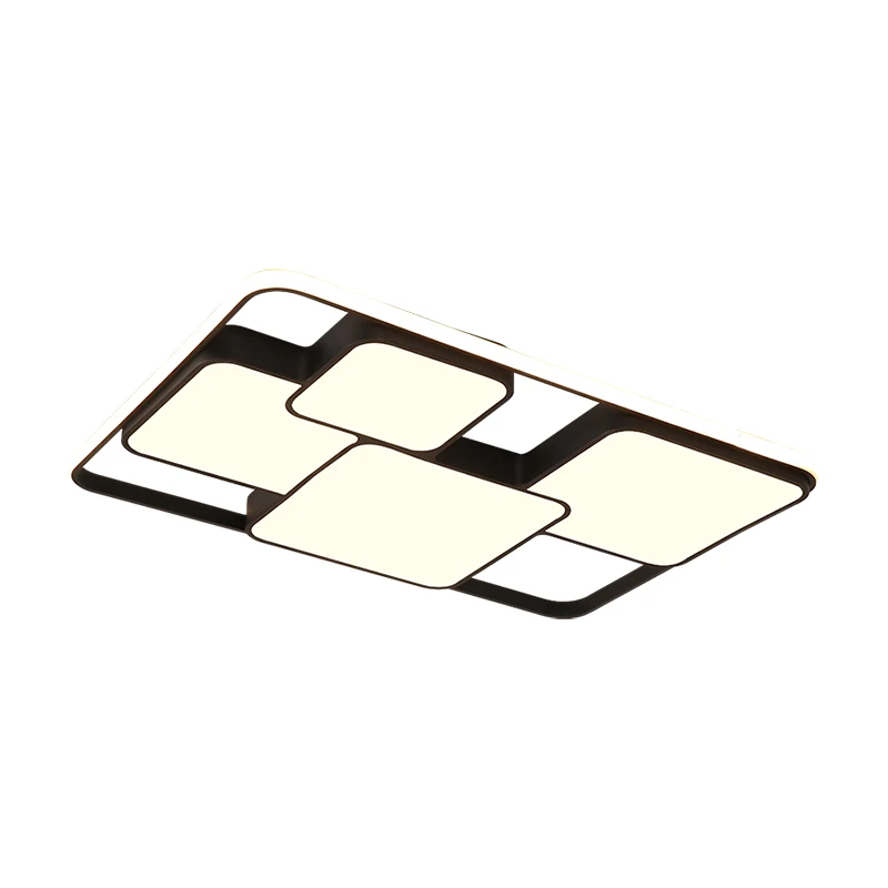 

Modern Acrylic LED Ceiling Lights With Remote Control For Living Room Studyroom Hall Domestic Illumination Apply To AC90-260V