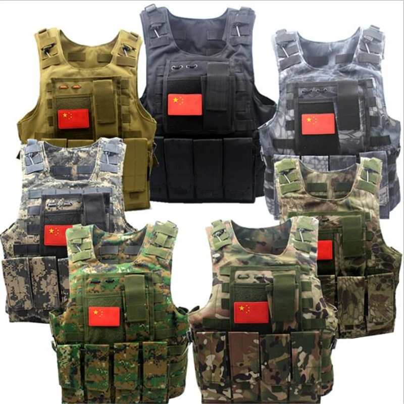 

Camouflage Hunting Multi-function Vest Men Military Tactical Vest Wargame Body Molle Armor Hunting Jungle Outdoor Equipment