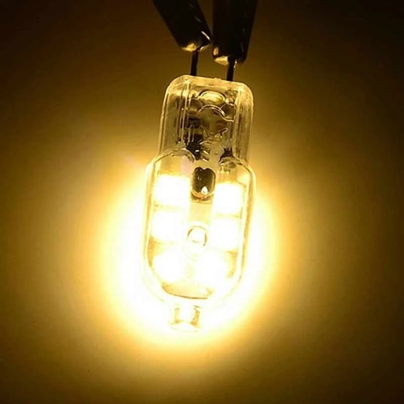 2021 New Arrival 10pcs/set G4 3W 12 LED Light Bulb - Transparent + Silver AC/DC 12V | Освещение