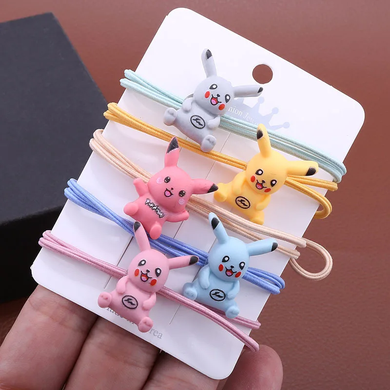 Покемон Пикачу милая и мультяшная повязка на голову аксессуары для волос