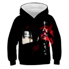 Толстовка детская с длинным рукавом, японское аниме-Принт Наруто, модная кофта с 3D рисунком для мальчиков и девочек, на осень