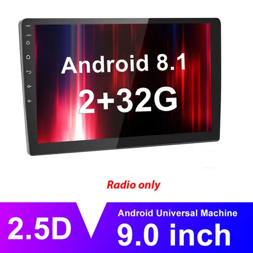 2 32G Radio Only Podofo 2din Автомагнитола Android8.1 " 2+ 32G Автомагнитола gps Wifi Автомобильный мультимедийный плеер для Volkswagen Nissan hyundai toyota CR-V Kia - Цвет: 2 32G Radio Only