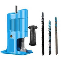 jig saw attachment kit for cordless drill with 3pcs blades saw drill attachment for metal wood plastic cutting