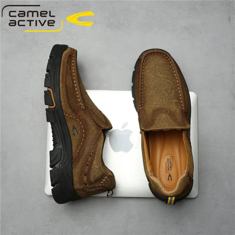 Camel Active/Новинка Мужская повседневная обувь из натуральной кожи Мужские туфли на