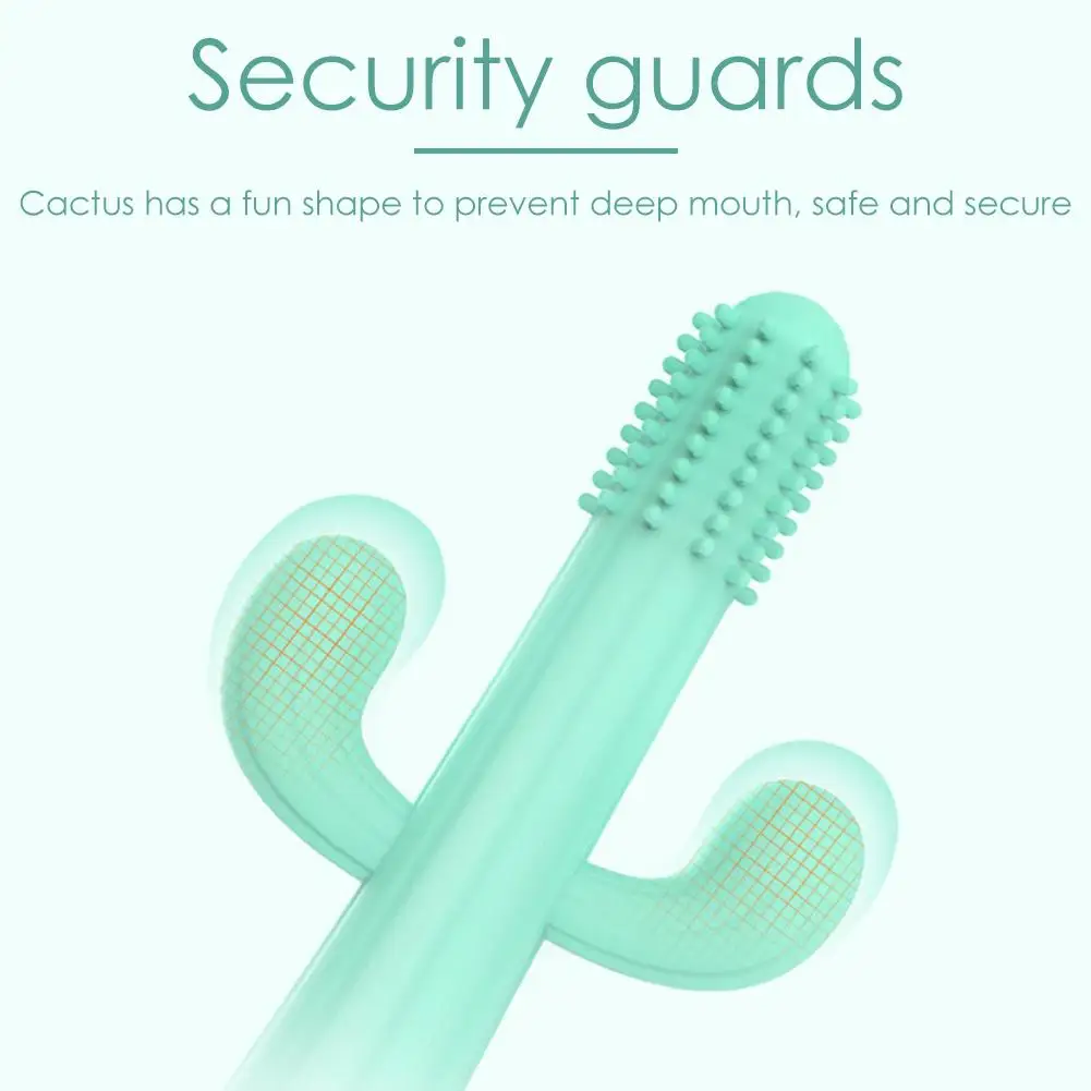 Детский Прорезыватель мягкий силиконовый Материал трехмерной кактус игрушка