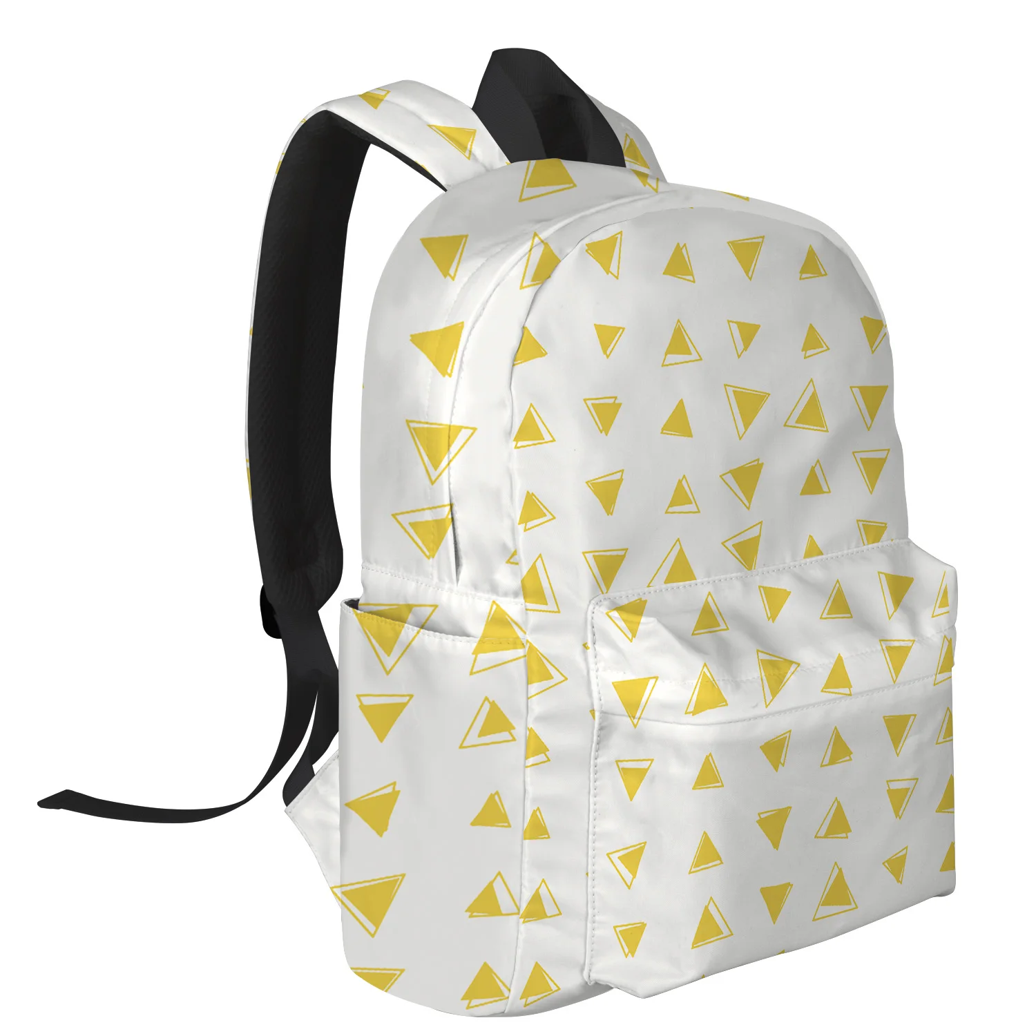 Абстрактный геометрический треугольный рюкзак с держателем для ключей