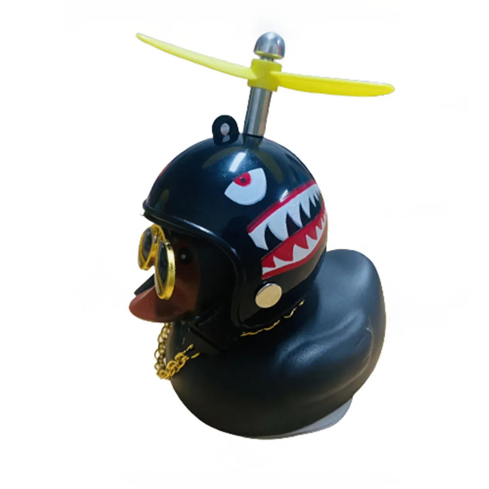 Симпатичная утка для автомобиля с шлемом маленькая Желтая ветра шлем велосипеда