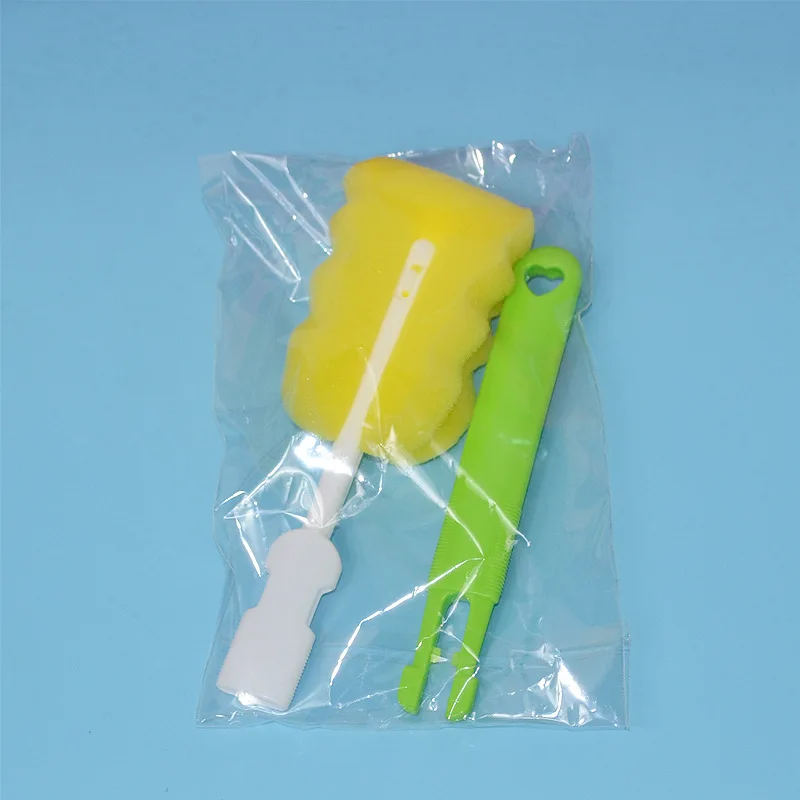 

1pcs High Quality Removable Sponge Head Baby Bottle Brush and Cup Brush