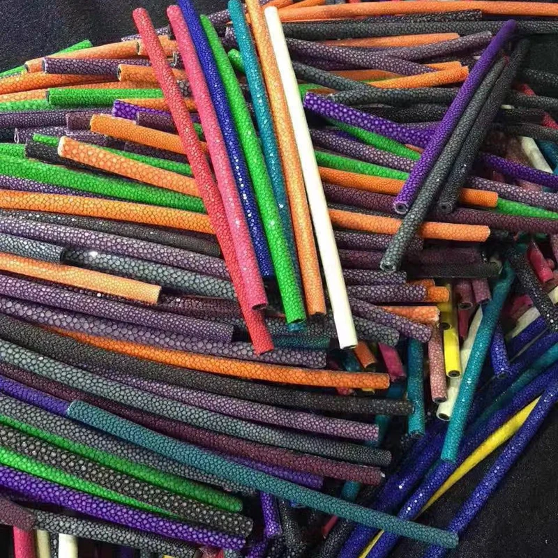 Для мужчин диаметр 5 мм 6 длина 20 см кожа ската для diy ручной Браслеты подходит