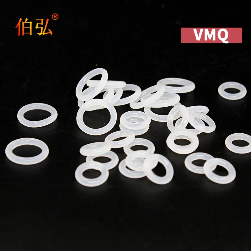 Набор уплотнительных кольце из белого силикона и черной резины NBR для винтов M3 M4 M5 M6 M7 M8 M9 M10 (20 штук)