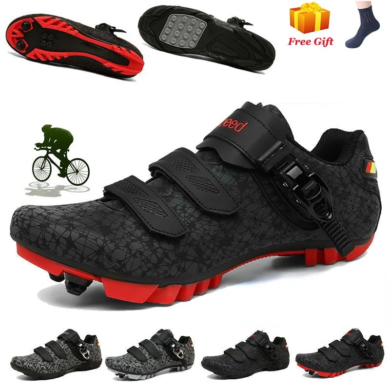 

Fietsen Schoenen Sapatilha Ciclismo Mtb Mannen Sneakers Vrouwen Mountainbike Schoenen Platte Fiets Schoenen Spd Athletic Racing