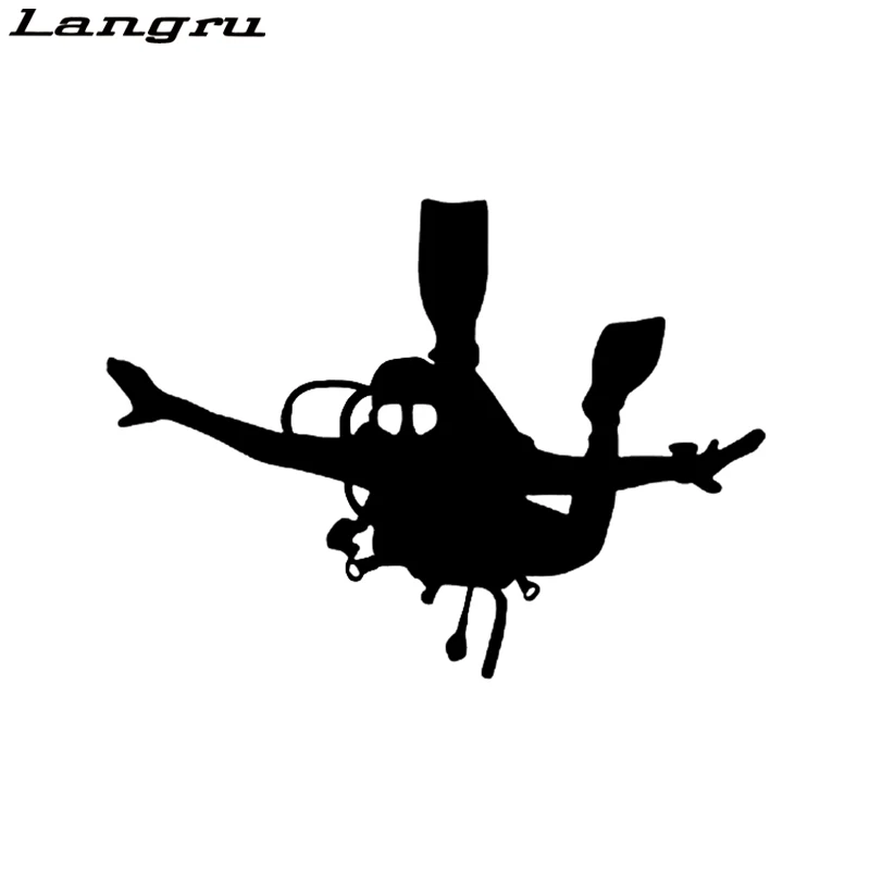 Langru 14 1*10 3 см интересный декор для морского дайвинга автомобильная виниловая