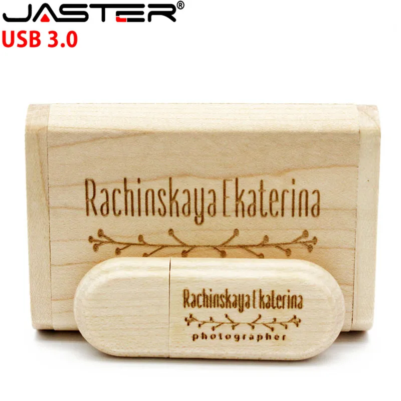 JASTER USB 3 0 (более 10 шт. бесплатный логотип) креативный Оригинальный Деревянный usb +