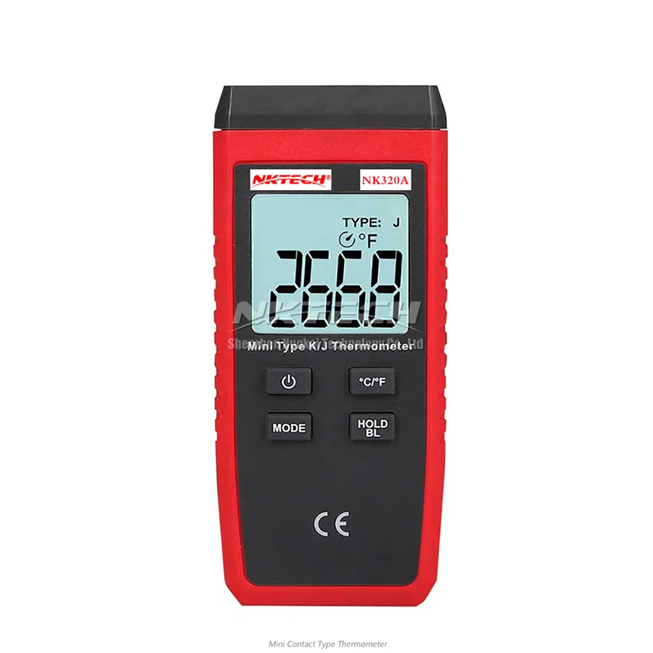 Цифровой термометр NKTECH NK320A одноканальный термопара температура K/J (K) 50 до 1300 (J) 1200