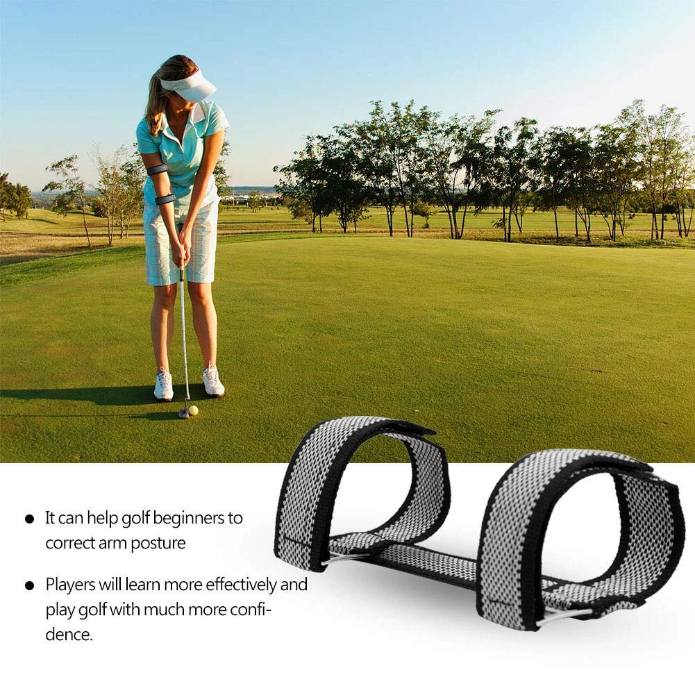 

Fixing Strap Adjustable Arm Band For Beginners Support Golf Training Posture Corrector Hand Elbow Brace Swing Practice Straight