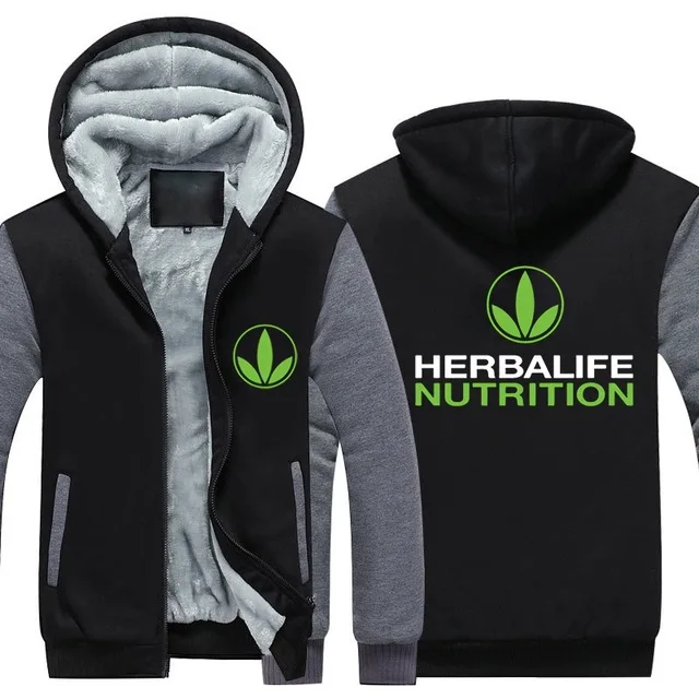 Зимние женские и мужские толстовки Herbalife с принтом логотипа питательного питания