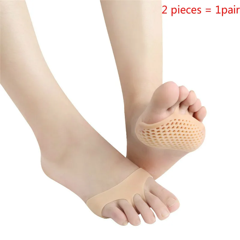 Силиконовые сотовые стельки для передней части стопы 3 цвета гелевые дышащие