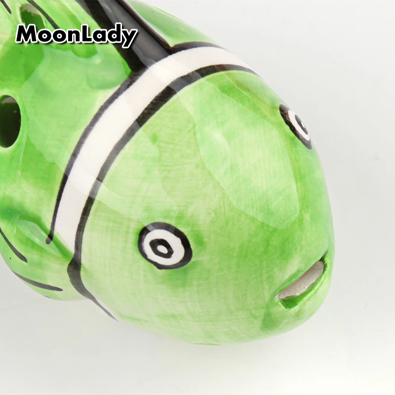 5 цветов окарина 6 отверстий рыба клоун Немо маленькая альт C тон для начинающих