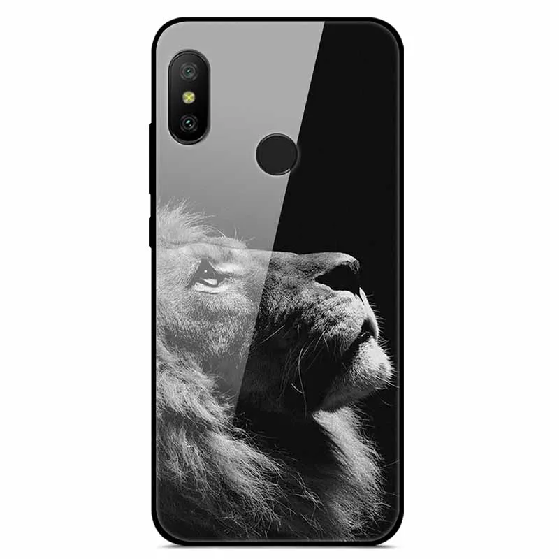 Glass Case For Xiaomi Redmi Note 9S 8 5 6 7 Pro Space Hard PC Glass Case for Xiaomi Mi A2 8 Lite Redmi 5 Plus 7 8Pro Phone Cover