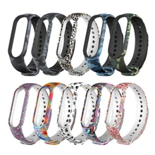 Watchband Replacement Soft Silicone Waterproof Wristband for Xiao-mi Mi Band 6 Wearable Devices Smart Accessories