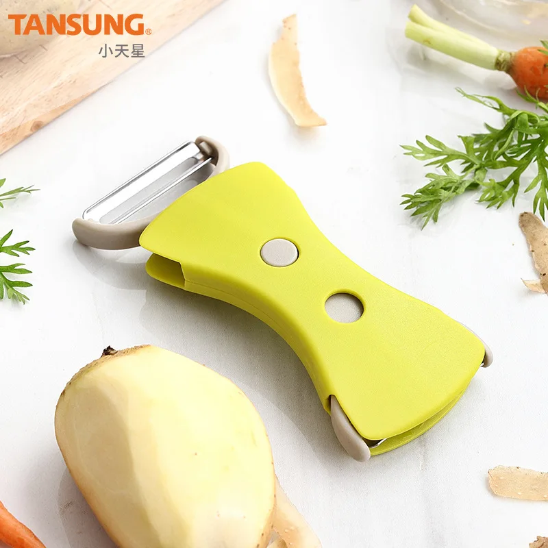 

2pcs Multifunctional kitchen planer Potato apple peeler Grater fruit knife 2-in-1