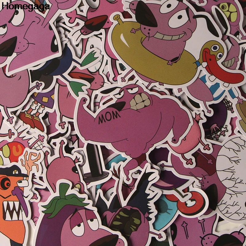 

10sets/lot Homegaga 38pcs Dog diy phone laptop bicycle sticker pvc scrapbooking decals funny stickers D2010