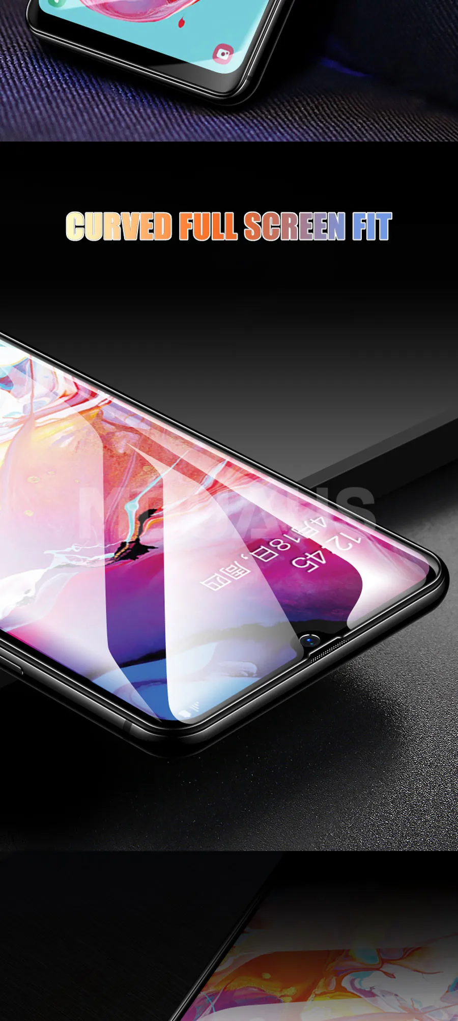 9D полное покрытие закаленное Стекло для samsung Galaxy A10 A20 A30 A40 A50 A60 A70 A80 A90 M40 M30 M20 M10 Экран протектор Стекло пленка